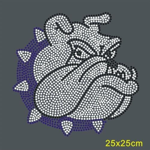 Iron On Motifs HotFix Rhinestones Garment Iron-On Patches 10Pieces/lot Customize Clothes Stickers Decoration Craft Applique