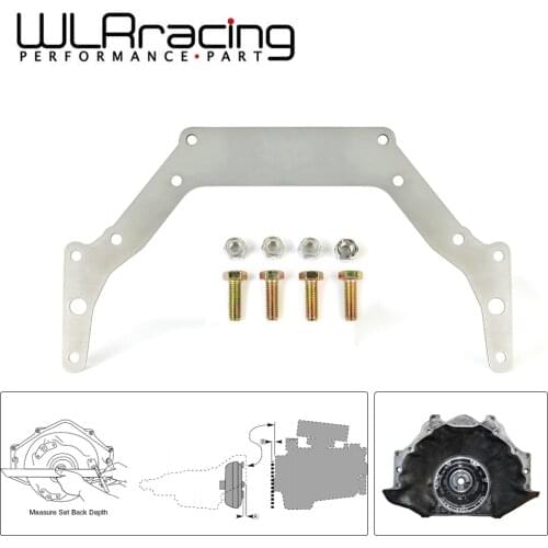 WLR- Transmission Adapter Plate For 1962-Up Chevy TH350 TH400 BOP-TO Silver GM Turbo-Hydramatic Transmission 700R/4