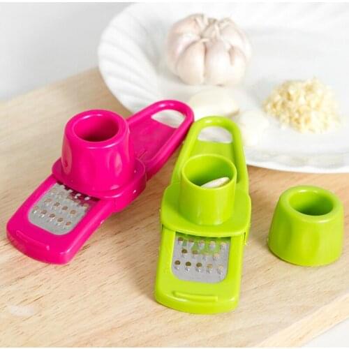 1PC Garlic Press Ginger Squeezer Manual Vegetables Masher Fruit Crusher Garlic Chopping Tool Cooking Tools Kitchen Gadgets
