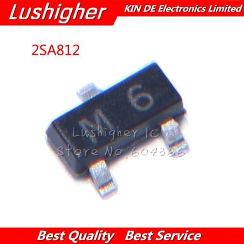 100PCS 2SA812 SOT23 M6 SMD A812 SOT-23