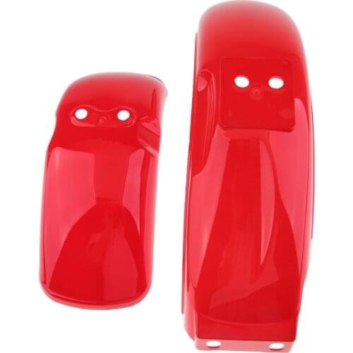 2x Motorcycle 8/10 inch Front & Rear Wheel Fender Mudguard for Honda for Monkey for Gorilla Z50, Z50A, Z50J, Z110, Z125 Bikes