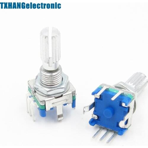5pcs Rotary encoder with switch EC11 Audio digital potentiometer 20mm