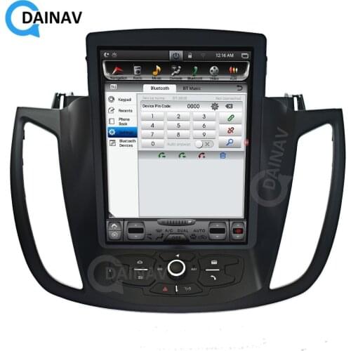 Car radio multimedia player stereo For-ford kuga escape 2013-2018 tesla GPS navigation vertical DVD player