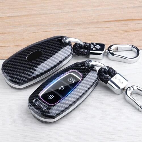 Key Cover Case Keyfob Shell Box Fit For Hyundai Santa Fe Accent Nexo i30 Elantra GT Veloster Palisade Kona