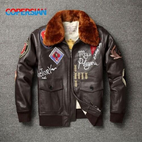 COPERSIAN Men's Jackets Pilots