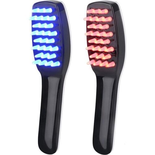 Electric Laser Hair Growth Comb Anti Hair Loss Brush LED Phototherapy Vibrating massage comb Hair Brush Hair Care