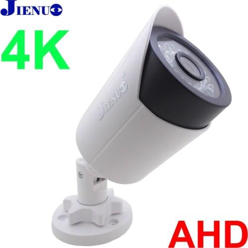 JIENUO 4K AHD Camera CCTV Security Surveillance TVI CVI CVBS Infrared Night Vision Indoor Outdoor waterproof 8mp IR Hd Home Cam