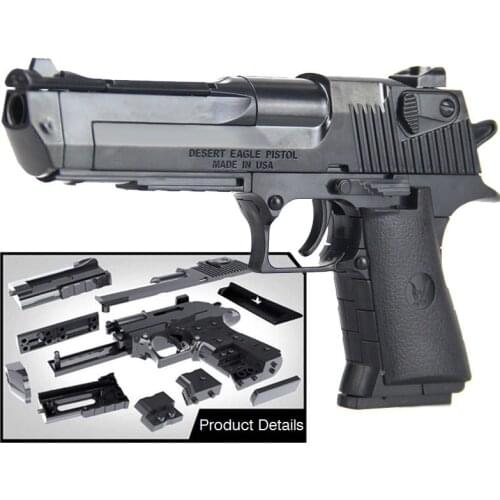 DIY building blocks toys weapon Desert Eagle and BERETTA Revolver wtih bullet plastic pistol model for childrens boys