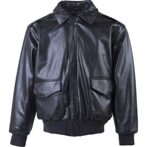 Leather Military Tactical Male Army Flight Bomber Jacket Baseball Varsity College Pilot Air Force Coat For Men