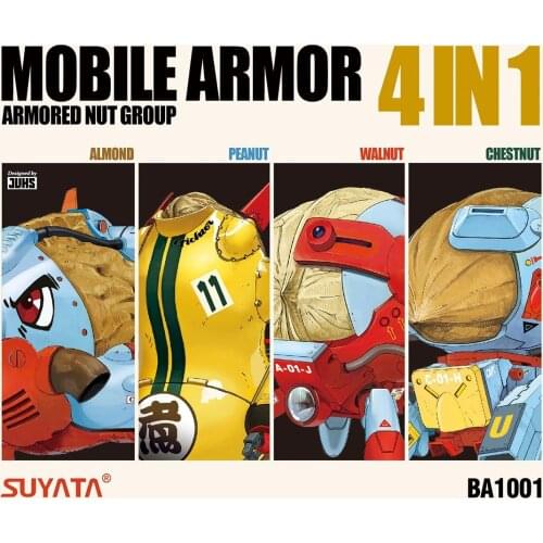 SUYATA BA001-004 MOBILE 4IN1 ARMORED NUT GROUP (ALMOND/ PEANUT/WALNUT/CHESTNUT