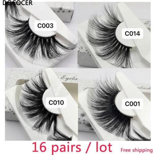 NEW longer than 25mm Eyelashes 30mm 3D mink lashes extra length mink eyelashes Big dramatic strip thick false eyelashes