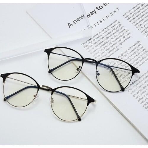 Blue Light Blocking Glasses Anti Eye Strain Fashion Metal Frame Glasses For Reading Play Computer NYZ Shop