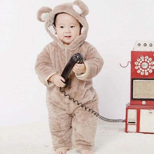New Baby Clothes Rompers Girs and Boys THICKNESS Baby Animal Costumes Bebek Tulumu Baby Boys Clothes 7BR007