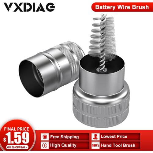 Car Battery Post Terminal Cleaner Dirt And Corrosion Brush Hand Clean Tool Wheel Rims Tire Washing Brush Auto Car Care Cleaning