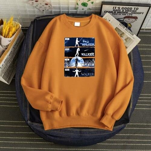 Sky Moon The White Walker Print Hoodie Sweatshirt Street Fashion Pullovers Korean Autumn Sweatshirts Vintage Warm Men Clothing