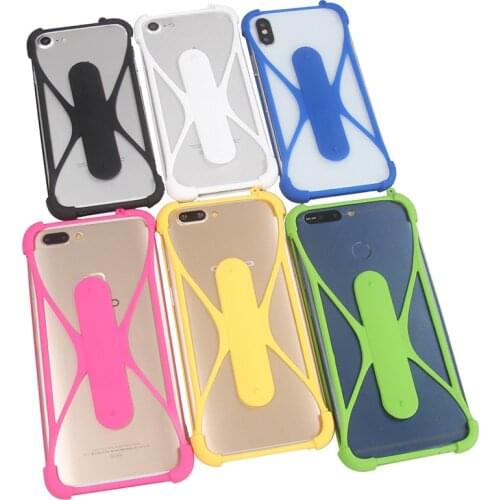 Universal Case for Yezz ART 1 6.1" Silicone case Phone holder lanyard Soft Elastic Cover For Yezz LIV 2 LTE 5.5" On hand