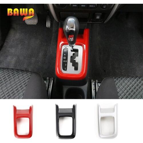 BAWA Interior Mouldings for Suziki Jimny ABS Gear Shift Decorative Cover Trim Accessories for Suziki Jimny 2007-2017