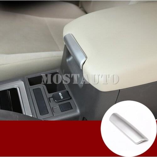 For Toyota Land Cruiser Prado FJ150 Inner Console Armrest Box Button Trim Cover 2010-2019 1pcs Car Accessories Interior Car Trim