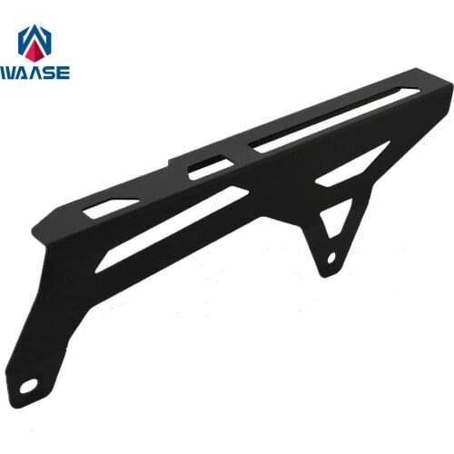 Waase Black Motorcycle Rear Drive Chain Guard Guide Cover Protector For SUZUKI SV 1000 S SV1000 SV1000S 2003 2004 2005 2006 2007