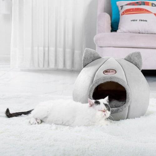 Pet Dog Winter Warm Nest Soft Comfortable Kennel Animal Puppy Cave Sleeping Mat Winter Warm Sleeping Bag Puppy