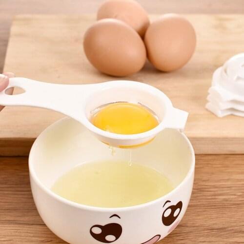 1pcs Eco Friendly Good Quality Egg White Yolk Separator Tool Eggs Cooking Baking Kitchen Tools Egg Sieve Food Grade Accessories