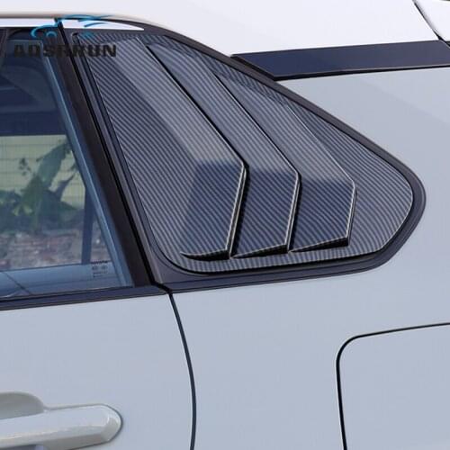Decorative Window Shutters Car Accessories 2019 2020 for for Toyota RAV4 RAV 4 XA50 Chromium Styling Exterior Accessories