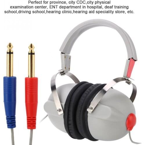 Audiometer Audiometric Hearing Screening Headphone Air Conduction Audiometer Ear Care Tool for Hearing Test