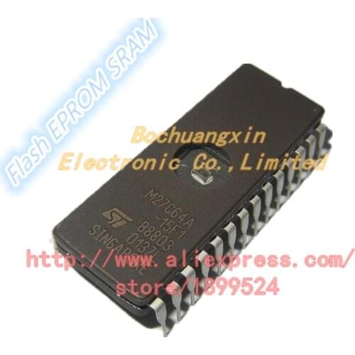 Free shipping M27C64A-15F1 M27C64A 64 Kbit 8Kb x 8 UV EPROM and OTP EPROM CDIP28 New Original 5pcs/1lot
