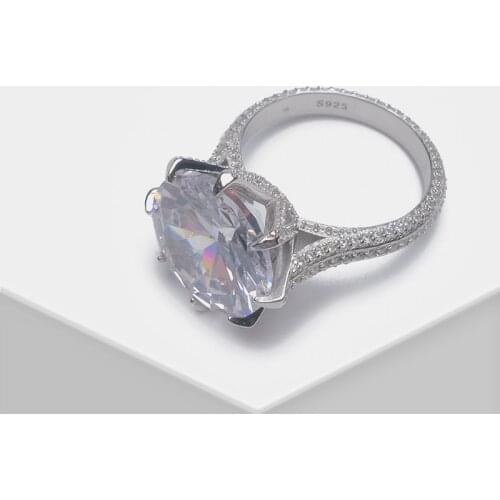 Amorita boutique round full drill design fashion shiny ring