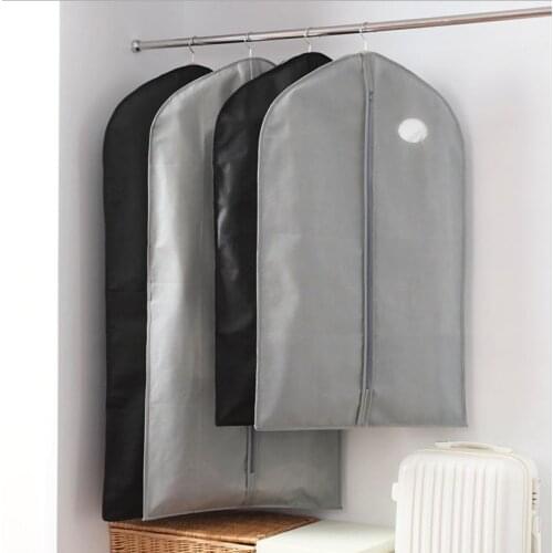 1Pc Clothing Covers Breathable Garment Bag Suit Coat Hanging Storage Cover Dustproof Travel Reusable Protector