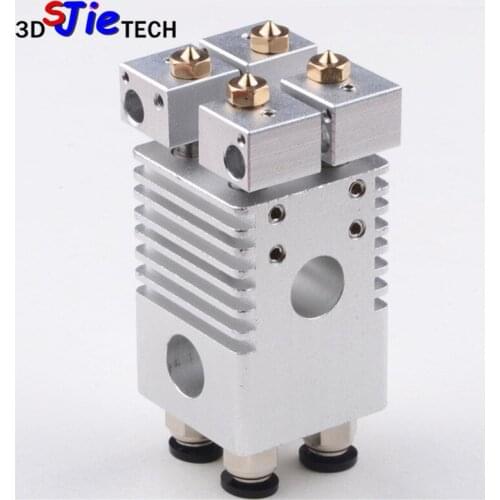 3D printer parts Ultimaker 2 Original Kraken 4 multi-color 4 color water cooled hot end extruder kit 1.75/3 mm