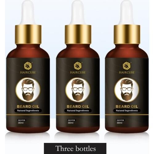 Haircube Beard Growth Enhancer Beard Care Essential Oil Liquid for Men Hair Barbe Facial Nourishing Moustache Grow Strengthen