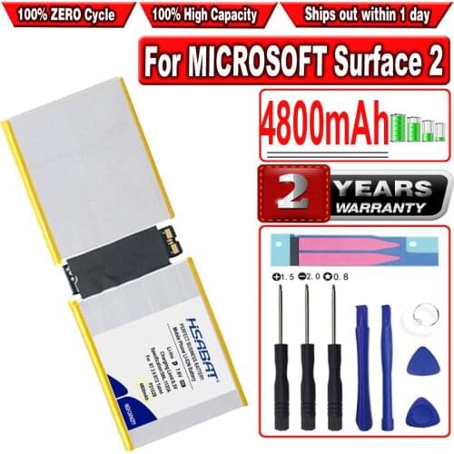 HSABAT 4800mAh P21G2B Laptop Battery for Surface RT 2 II RT2 Tablet MH29581 2ICP3/97/106