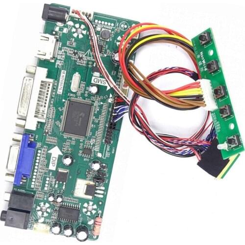For LTN173KT01/LTN173KT02/LTN173KT03 1600X900 panel Controller board Kit 17.3" M.NT68676 HDMI DVI VGA LED LCD
