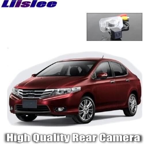 LiisLee Car Reversing image Camera For HONDA City MK5 2009~2013 High Quality Night Vision HD WaterProof Rear View back up Camera