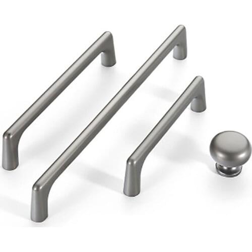 5pcs Simple Bronze Furniture Handles Modern Door Handles Drawer Pulls Knob Kitchen Cabinet Knobs and Handles Hardware Fittings