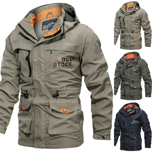 Men Winter Warm Waterproof Military Jackets Hooded Combat Tactical Coats Outwear Plus Size New 2021