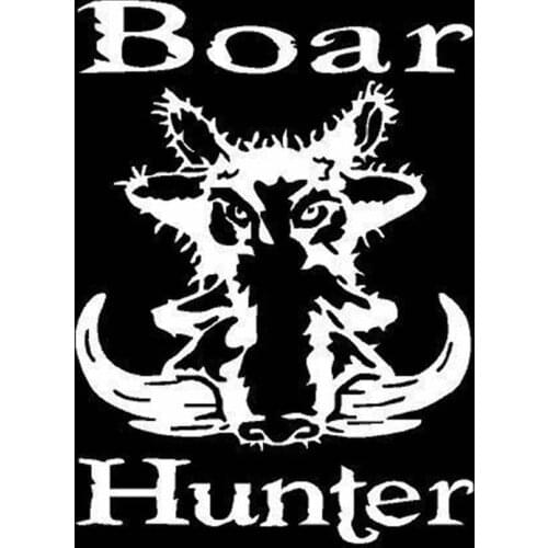 Hunt Sticker Car Hunting Shoot Boar Hunter Shop Posters Vinyl Wall Decals Decor Chase Mural Sticker