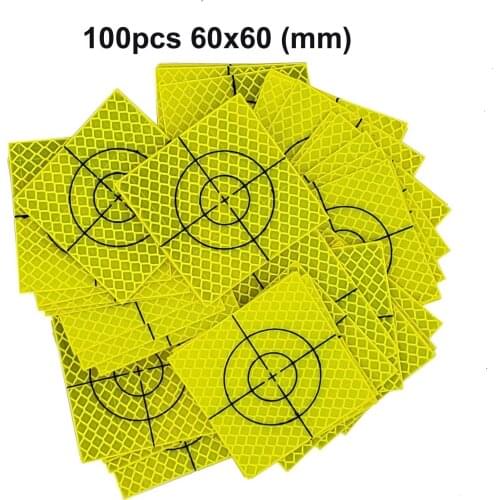 NEW Fluorescent yellow-green Retro Reflective Target FOR total station