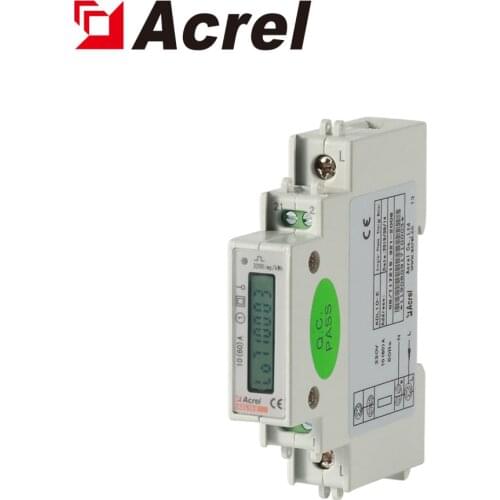 Acrel ADL10-E din rail single phase energy meter single phase din rail kwh meter RS485 Communication