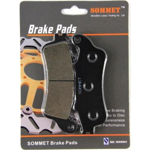 SOMMET Motorcycle Front & Rear Brake Pads Disc 1 pair for Honda VTX 1800 F / N / T (2004-2011) VTX1800 LT261