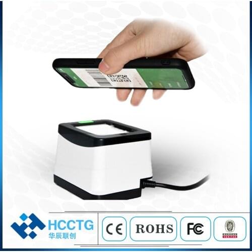Scan Paper and Membership Cards Full Code Product Mobile Payment Box USB 2D Barcode Scanner (HS-2001B)