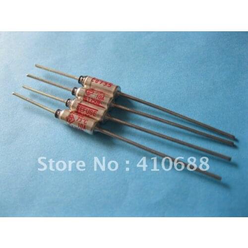Microtemp Thermal Fuse 73C TF Cut-off 250V 10A Diameter 4.2mm Hot Sale HIGH Quality 100 Pcs Per Lot