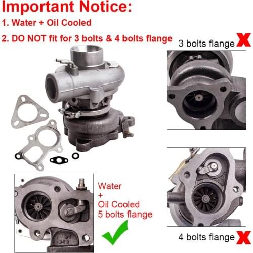 Turbo TD04-10T for Mitsubishi Pajero Triton L200 L300 L400 Delica 4D56T Water 49177-01504 MR355220