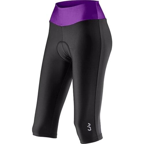LIV cycling clothing summer women pants cropped trousers bike apparel maillot ciclismo bicycle running cropped trousers wear