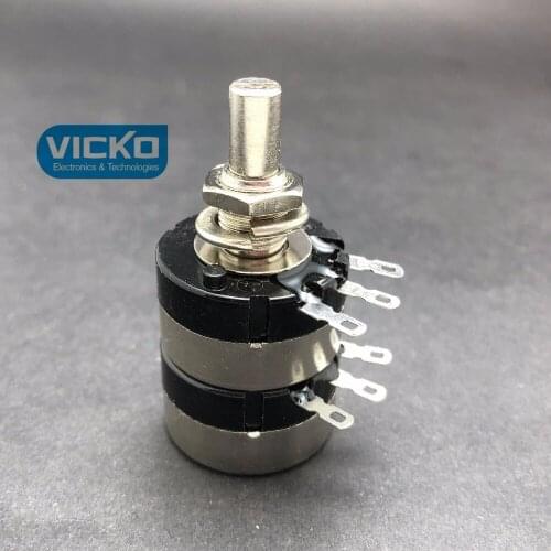 [VK] original TOCOS RV24YG 20S A103 RV24YG20S double potentiometer A10K A10KX2 A10K*2 20mm round shaft B1K B2K B5K B10K