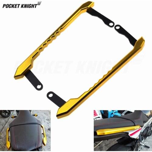 Rear armrest For Yamaha MT09 FZ09 MT-09 FZ-09 2014 2015 2016 2017 Motorcycle Accessorie CNC Rear Seat Hand Handle Grab Bar Rail