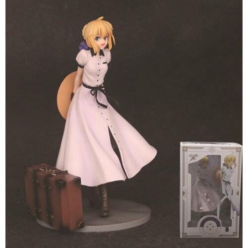 19 CM Fate Stay Night Saber Arturia Pendragon Aniplex Saber Journey to England ver FGO action figure