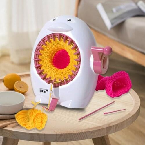 22-needle Penguin style knitting machine cylinder wool loom hand knitting socks adult children DIY knitting tools Artifact