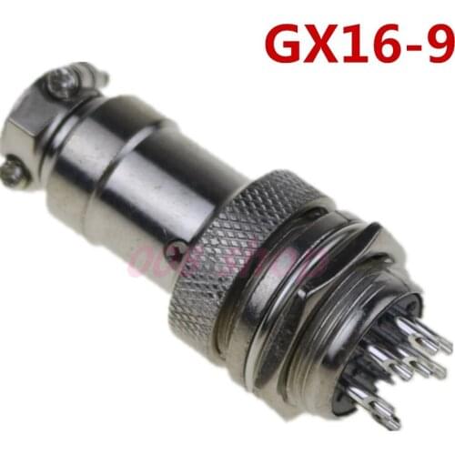 3Pair=6Pcs GX16 GX16-9 9P 9Pin 16mm Male&Female Wire Panel Connector plug Circular Aviation Connector Socket Plug